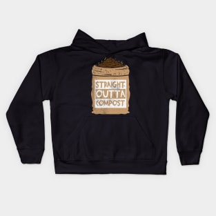 Straight Outta Compost Kids Hoodie